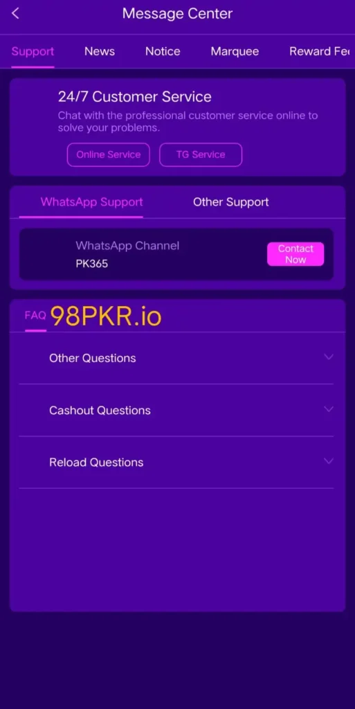 98PKR Game Download