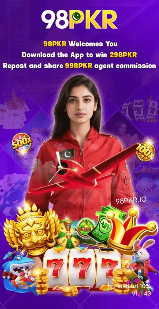 98PKR Game App